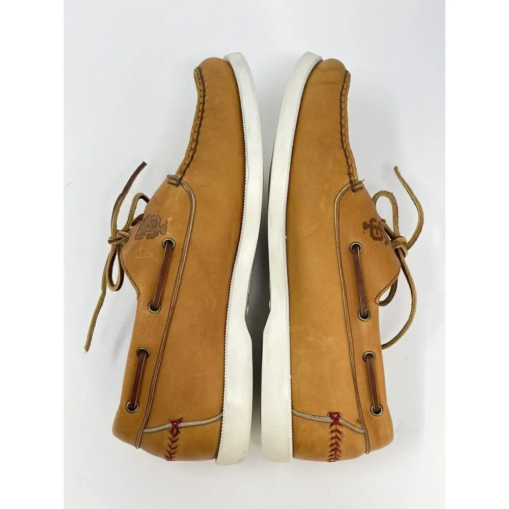 Allen Edmonds Shortstop Boat Shoes San Francisco SF Giants Baseball Size 12 EEE